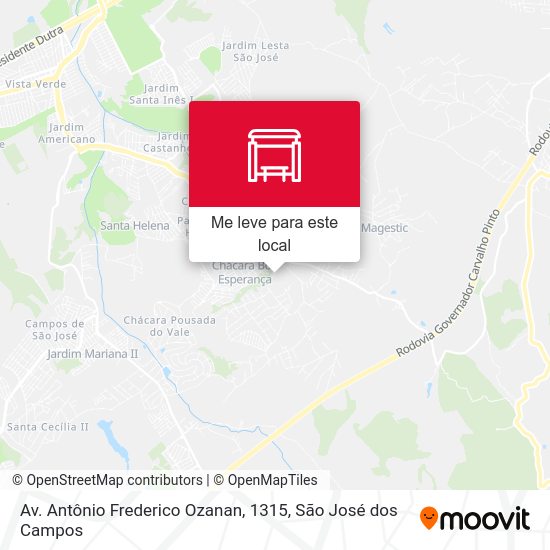 Av. Antônio Frederico Ozanan, 1315 mapa
