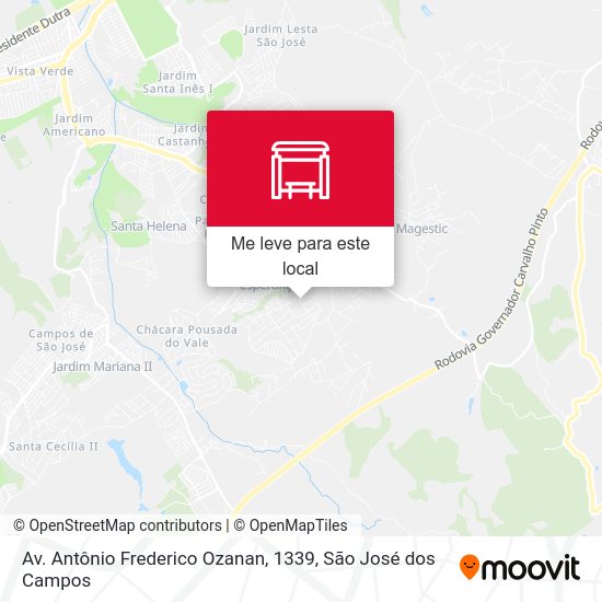 Av. Antônio Frederico Ozanan, 1339 mapa