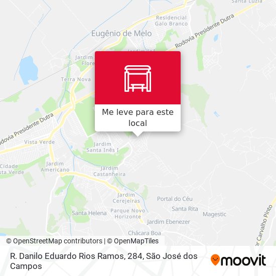 R. Danilo Eduardo Rios Ramos, 284 mapa