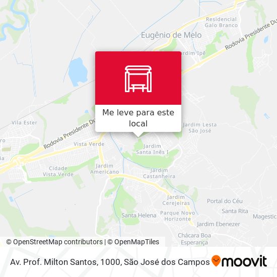 Av. Prof. Milton Santos, 1000 mapa