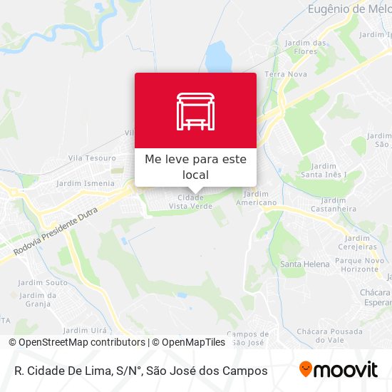 R. Cidade De Lima, S/N° mapa