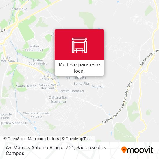 Av. Marcos Antonio Araujo, 751 mapa