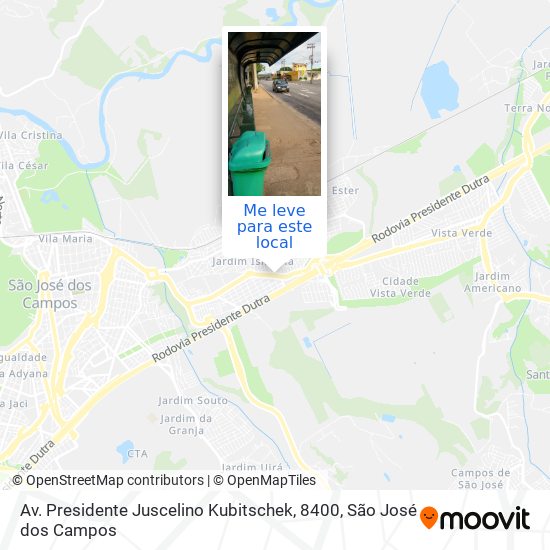 Av. Presidente Juscelino Kubitschek, 8400 mapa