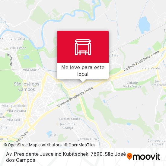 Av. Presidente Juscelino Kubitschek, 7690 mapa