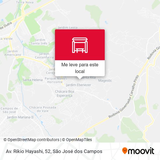 Av. Rikio Hayashi, 52 mapa