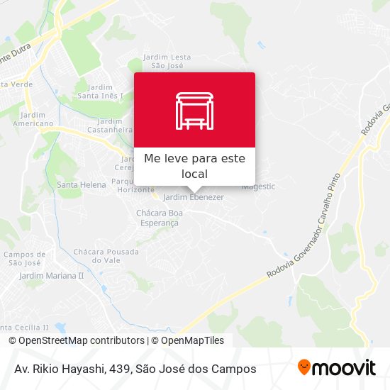 Av. Rikio Hayashi, 439 mapa