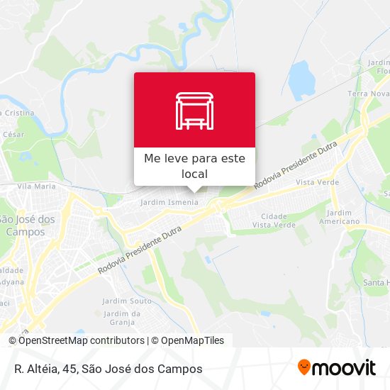 R. Altéia, 45 mapa