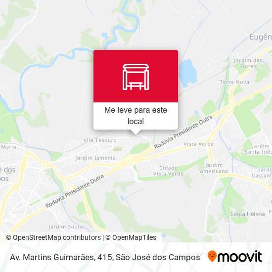 Av. Martins Guimarães, 415 mapa