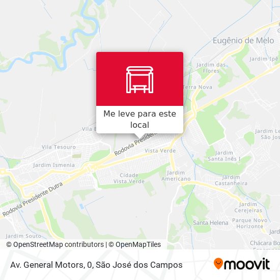 Av. General Motors, 0 mapa