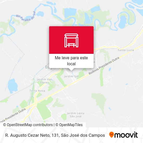 R. Augusto Cezar Neto, 131 mapa