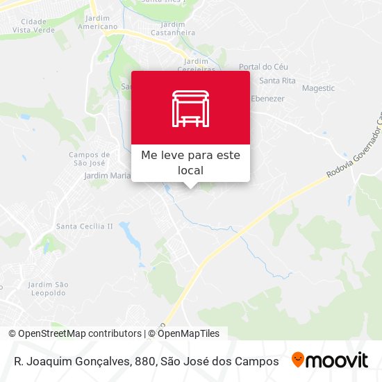 R. Joaquim Gonçalves, 880 mapa