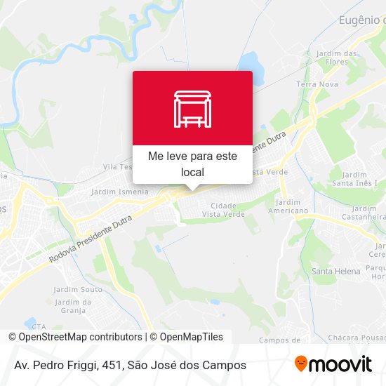 Av. Pedro Friggi, 451 mapa