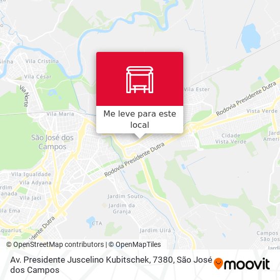 Av. Presidente Juscelino Kubitschek, 7380 mapa
