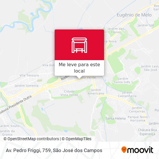 Av. Pedro Friggi, 759 mapa