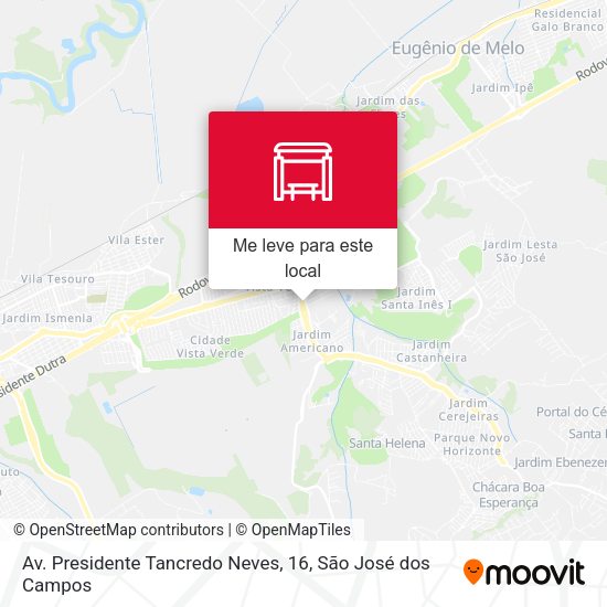 Av. Presidente Tancredo Neves, 16 mapa