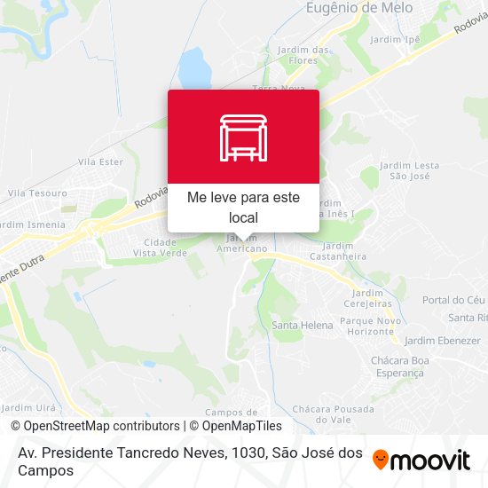Av. Presidente Tancredo Neves, 1030 mapa