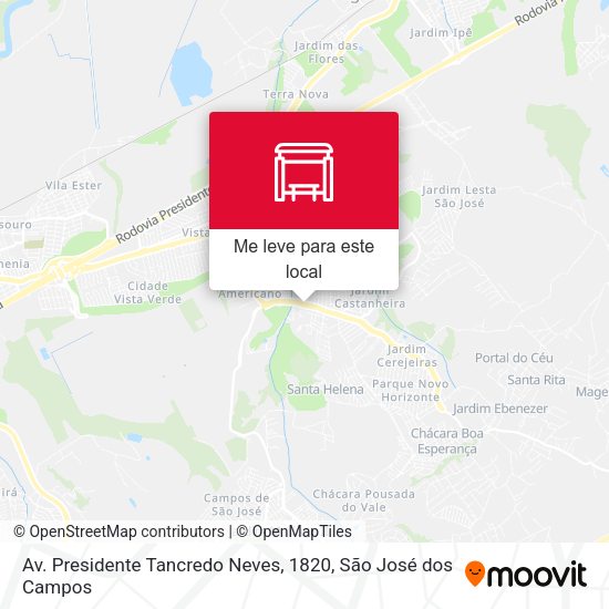 Av. Presidente Tancredo Neves, 1820 mapa