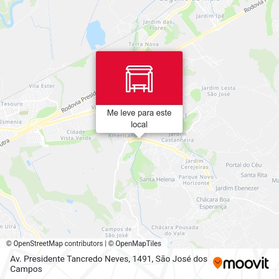 Av. Presidente Tancredo Neves, 1491 mapa