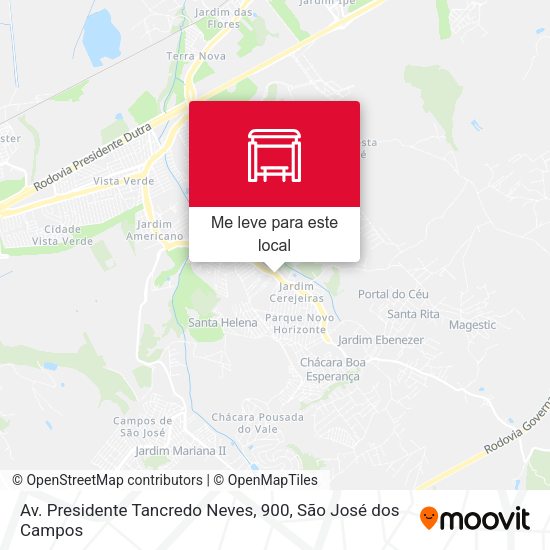 Av. Presidente Tancredo Neves, 900 mapa