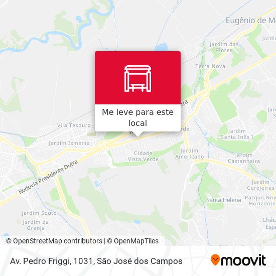 Av. Pedro Friggi, 1031 mapa