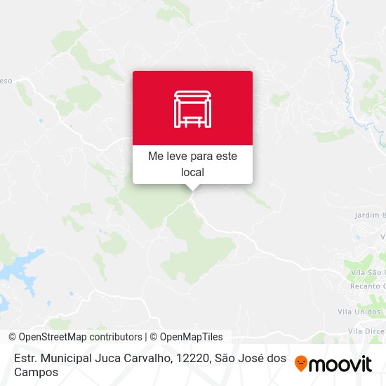 Estr. Municipal Juca Carvalho, 12220 mapa