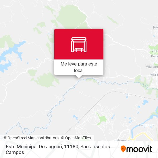 Estr. Municipal Do Jaguari, 11180 mapa
