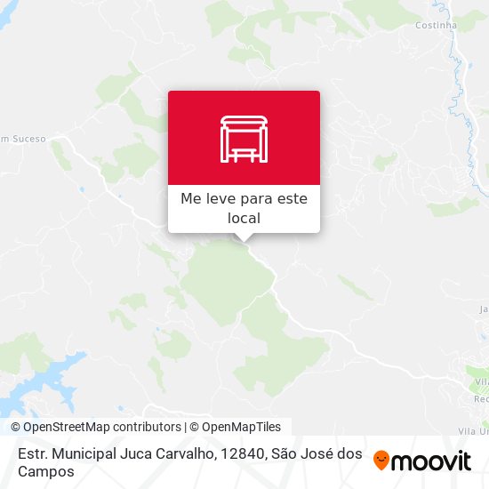 Estr. Municipal Juca Carvalho, 12840 mapa