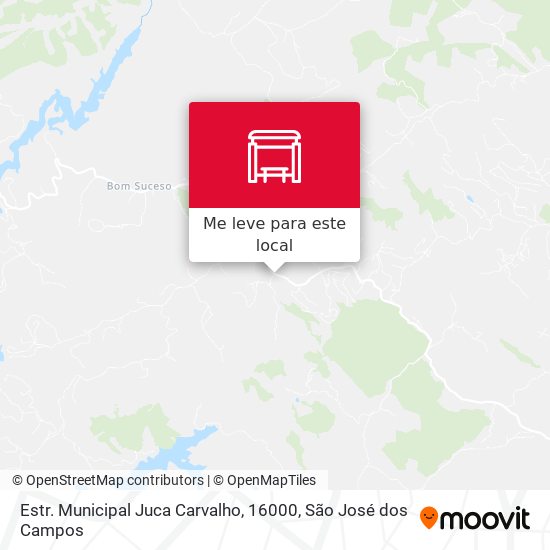 Estr. Municipal Juca Carvalho, 16000 mapa