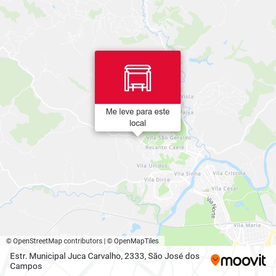 Estr. Municipal Juca Carvalho, 2333 mapa