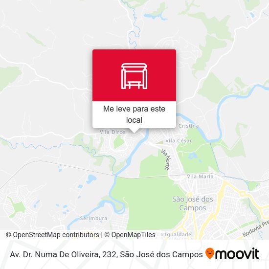 Av. Dr. Numa De Oliveira, 232 mapa