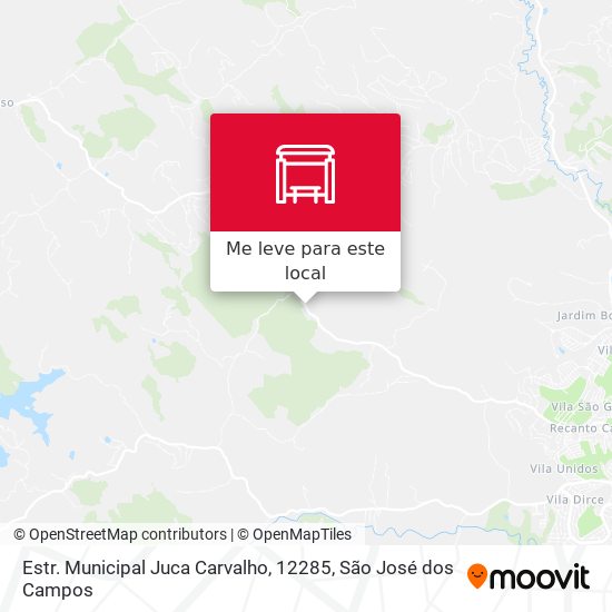 Estr. Municipal Juca Carvalho, 12285 mapa