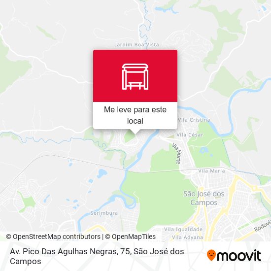 Av. Pico Das Agulhas Negras, 75 mapa