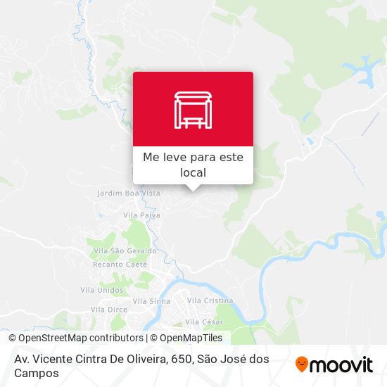 Av. Vicente Cintra De Oliveira, 650 mapa