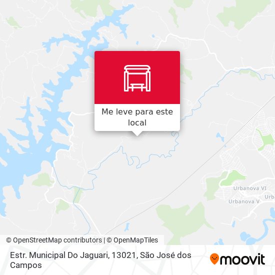 Estr. Municipal Do Jaguari, 13021 mapa