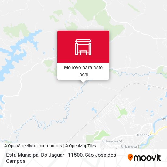Estr. Municipal Do Jaguari, 11500 mapa