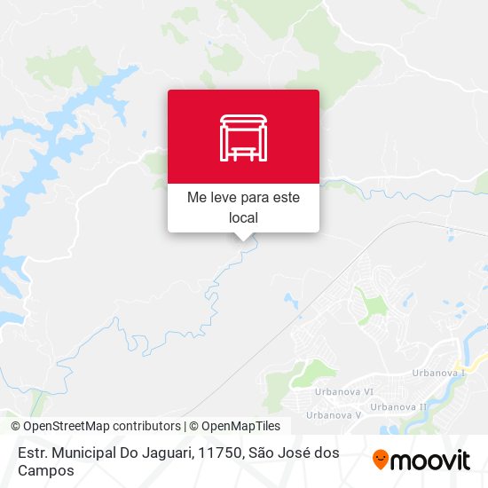 Estr. Municipal Do Jaguari, 11750 mapa