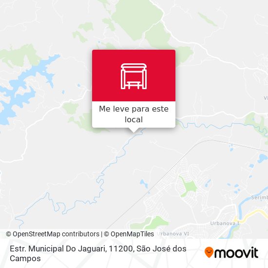 Estr. Municipal Do Jaguari, 11200 mapa
