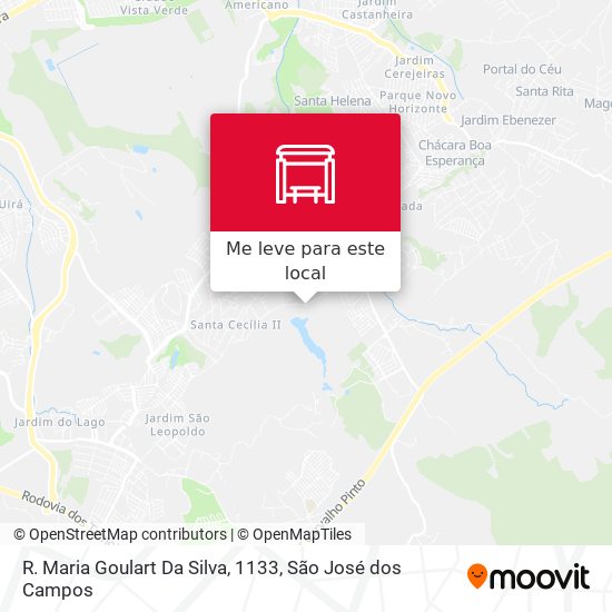 R. Maria Goulart Da Silva, 1133 mapa