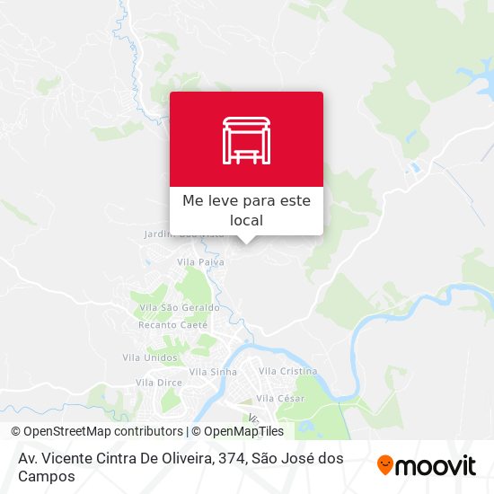 Av. Vicente Cintra De Oliveira, 374 mapa