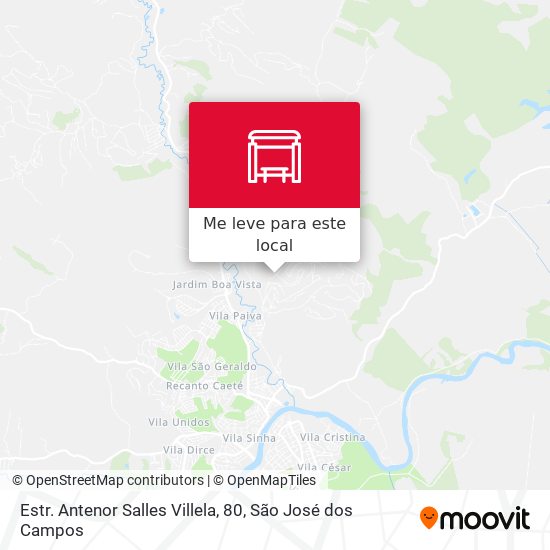 Estr. Antenor Salles Villela, 80 mapa