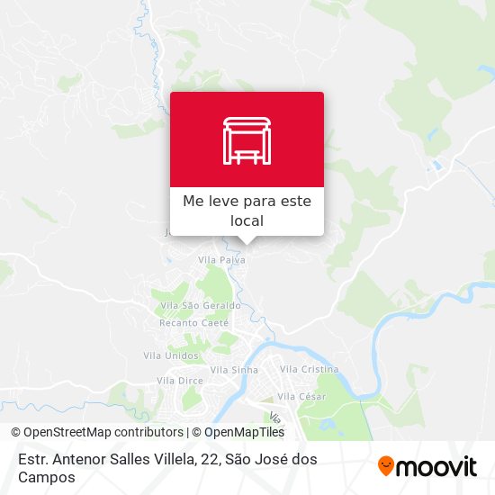 Estr. Antenor Salles Villela, 22 mapa