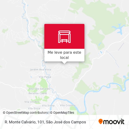 R. Monte Calvário, 101 mapa