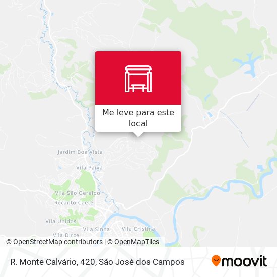 R. Monte Calvário, 420 mapa