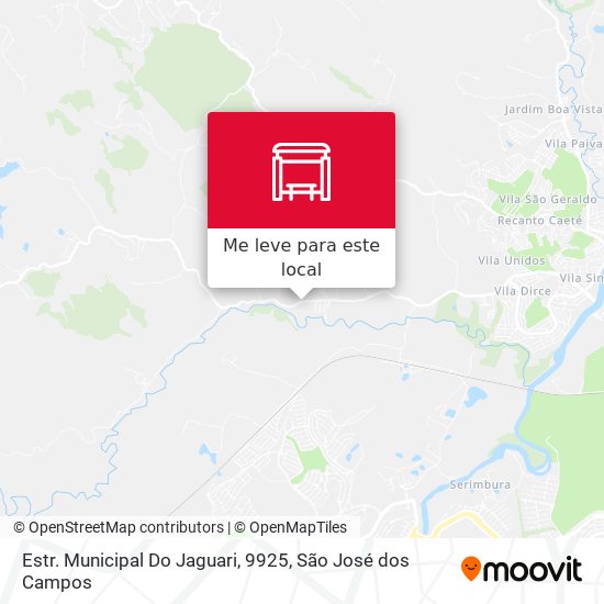 Estr. Municipal Do Jaguari, 9925 mapa