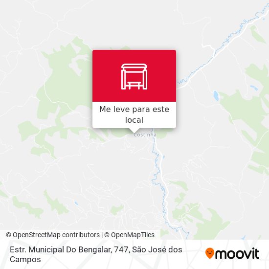 Estr. Municipal Do Bengalar, 747 mapa