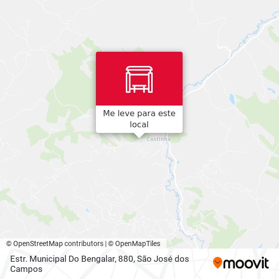 Estr. Municipal Do Bengalar, 880 mapa