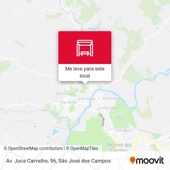 Av. Juca Carvalho, 96 mapa