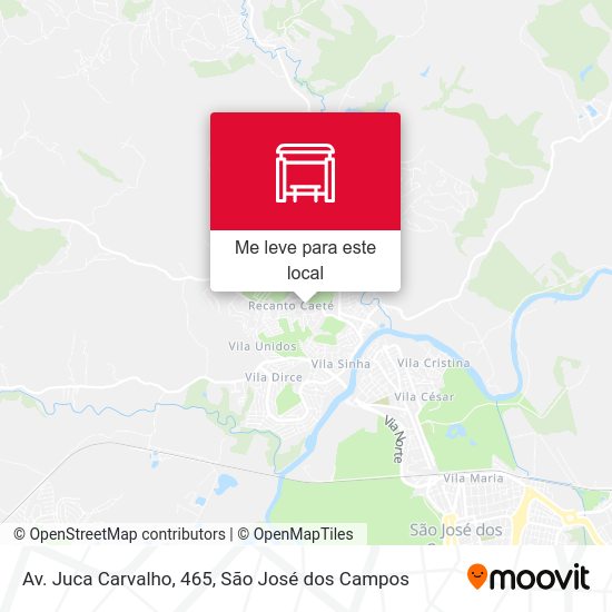 Av. Juca Carvalho, 465 mapa