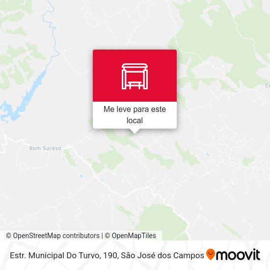 Estr. Municipal Do Turvo, 190 mapa