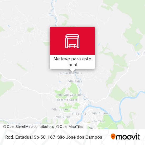 Rod. Estadual Sp-50, 167 mapa